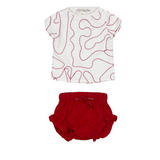 Teela Red Embroidery Set