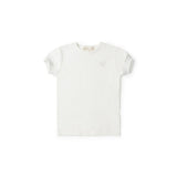 Birnham On The Sea White/Blue Smocked Tee