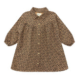 Piupiuchick Brown Animal Print Dress