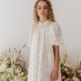 Steph Blue Ditsy Print Voile Dress