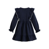 C'era Una Volta Navy Blue Colombe Dress