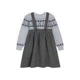 Looms Grey/Blue Fair Isle Collection Sweater
