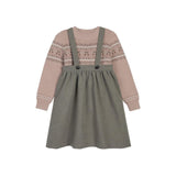 Looms Ivory Mauve Fair Isle Collection Sweater