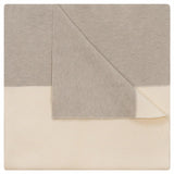 Pompomme Oatmeal Colorblock Blanket