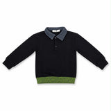Limited Edition Grey Leopard Polo Sweatshirt