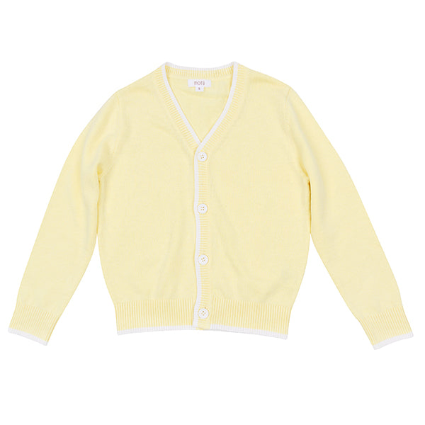 Motu Pale Yellow Zane Stitch Cardigan – Young Timers Boutique