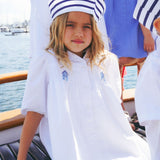 Calla Lili White Smocked Dress