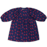 Wander & Wonder Navy Apple Harriet Dress