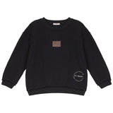 Calla Lili Black Stamp Sweatshirt