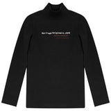 Calla Lili Black Heritage Mockneck