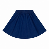 Teela Dark Denim Circle Skirt