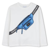 Marc Jacobs Ivory Fanny Pack Sleeve T-Shirt