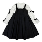 Teela Black Brocade Jumper