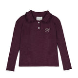Mipounet Aubergine Enrica Flamé Polo