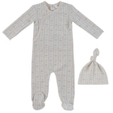 Kipp Cerise Footie Set