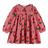 Emile Et Ida Tulip Flounce Collar  Dress