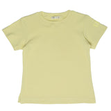 Crew Yellow Rib Wash Short Sleeve Tee