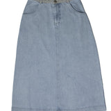Crew Light Blue 2 Tone Maxi Skirt