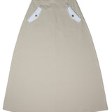 Crew Natural Pocket Flap Maxi Skirt