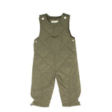 Crew Green Lyla Quilted Overalls