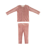 Crew Rose Gia Velour Rib Set