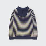 My Little Cozmo Navy Stripe Knit Alexis Sweater