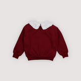 The New Society Plum Fantasy Angela Sweatshirt