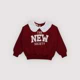The New Society Plum Fantasy Angela Sweatshirt