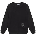 Blumint Black Crest Embellished Sweater