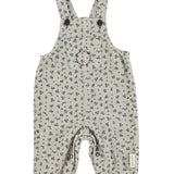 Piupiuchick Light Grey Flower Overalls