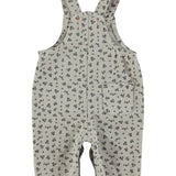Piupiuchick Light Grey Flower Overalls