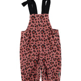 Piupiuchick Pink Animal Print Overalls