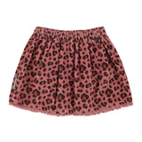 Piupiuchick Pink Animal Print Skirt