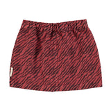 Piupiuchick Bordeaux Zebra Skirt