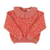 Piupiuchick Pink Animal Print Sweater