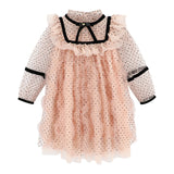 Angel Face Blush Flock Dotted Tulle Adelia Dress