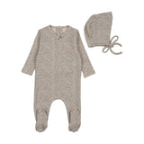 Bee & Dee Blue All Over Print Footie Set