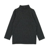 Analogie Black/Blue Pebble Mockneck