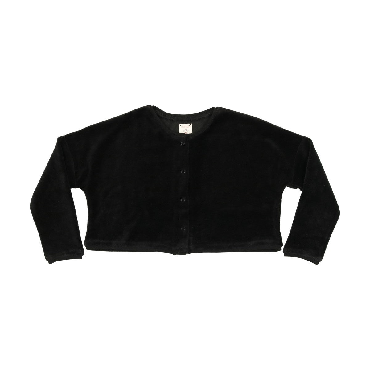 Analogie Black Velour Cardigan