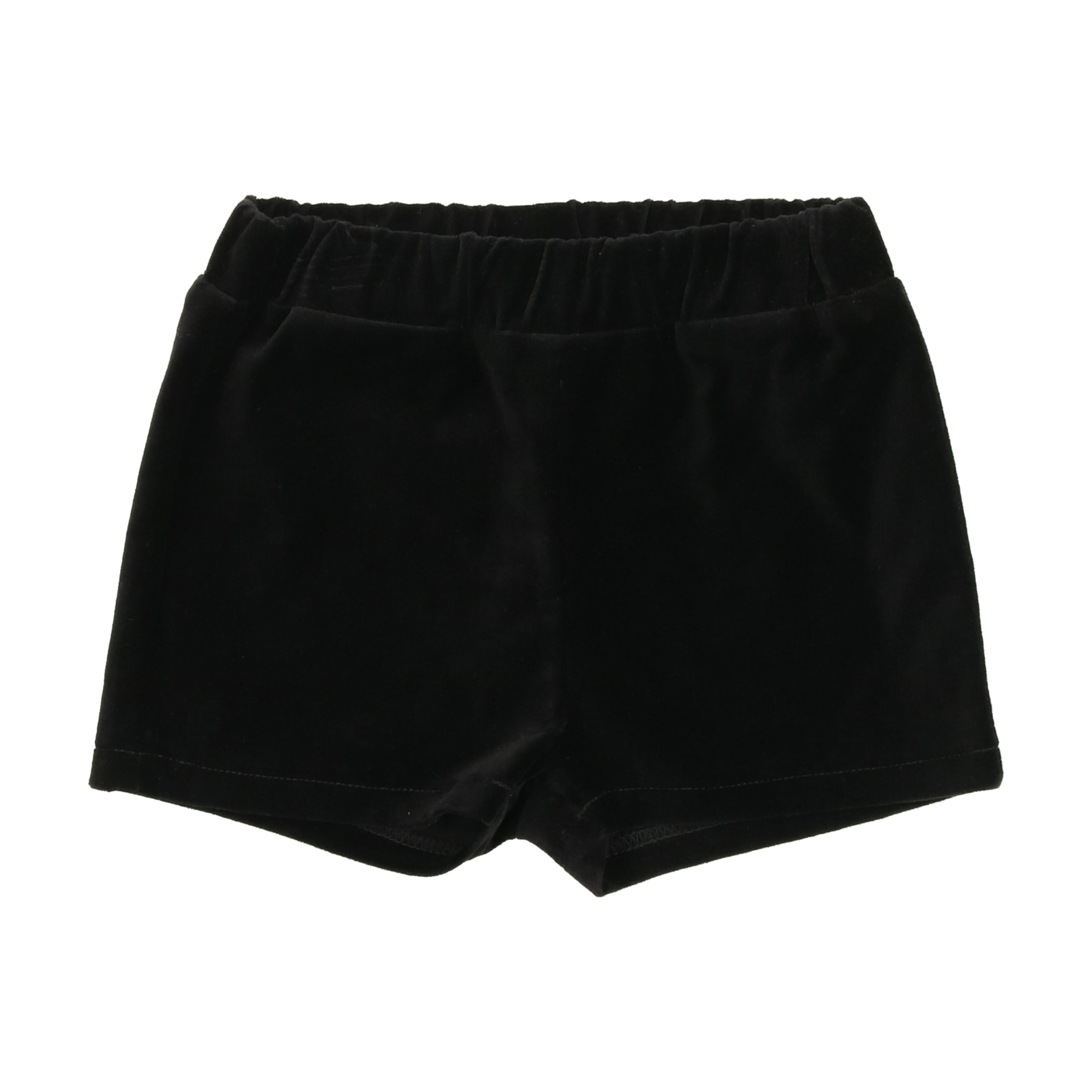 Analogie Black Velvet Shorts