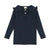 Analogie Navy Girls Knit Polo Sweater