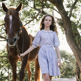 Analogie Clear Blue Mountain Meadows Blouse