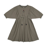 Analogie Green Outer Field 3/4 Sleeve Dress