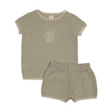 Analogie Shrub Green Knit Emblem Set