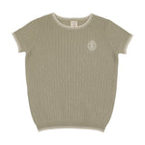 Analogie Shrub Green Knit Crew Neck Sweater Big Boy