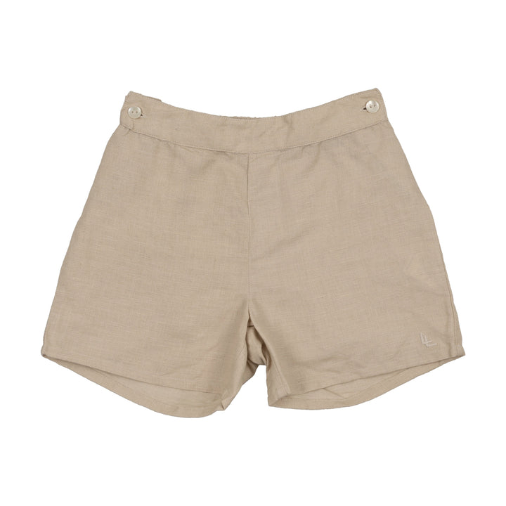 Analogie Linen Suspender Bloomers - Wheat