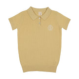 Analogie Yellow Knit Polo Big Boy