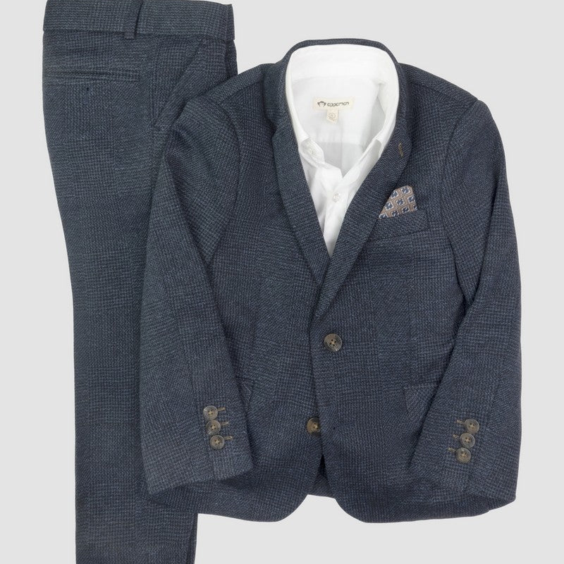 Appaman Navy Glen Plaid Mod Suit