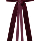 Project 6 Burgundy Wine Arabesque Velvet Large Clip