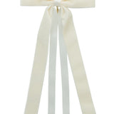 Project 6 Ivory Arabesque Velvet Large Clip